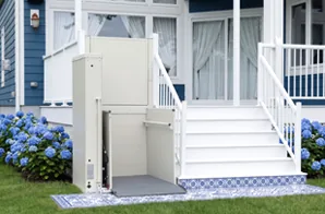 Slider mini plateforme PMR verticale extérieure
